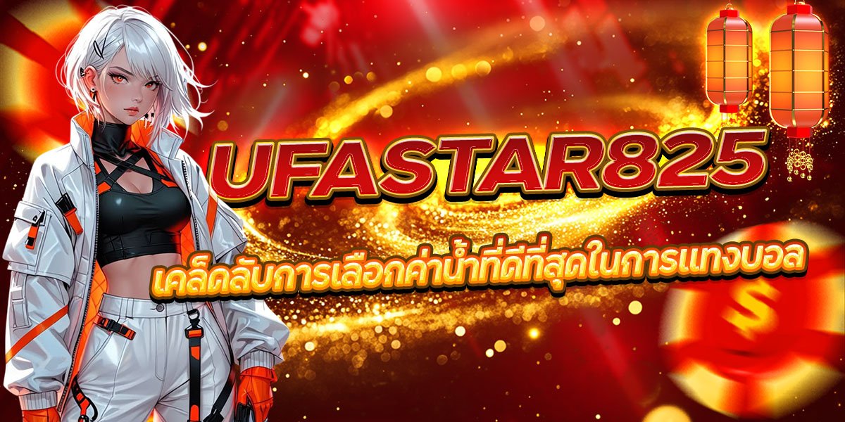 เคล็ดลับการเลือกค่าน้ำที่ดีที่สุดในการแทงบอล UFASTAR825